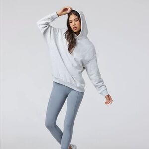 Vuori Light Gray Hoodie Restore Hoodie. Size Small.